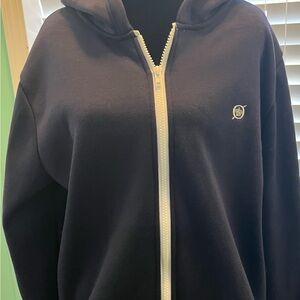 Born Navy Utility Jacket Hoodie Women’s size Large